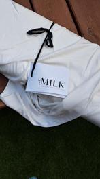 Witte tricot Tencel  merkstof, Nieuw, Ophalen