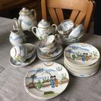 Porseleinen thee servies met gebak schaaltjes, Ophalen of Verzenden