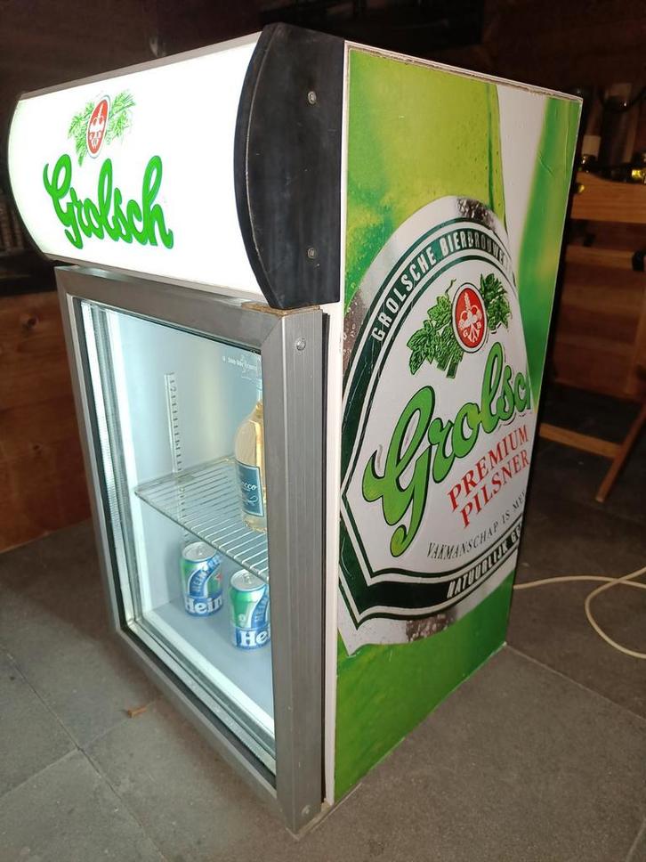 Grolsch koelkast PERFECT WERKEND, Witgoed en Apparatuur, Koelkasten en IJskasten, Zo goed als nieuw, Zonder vriesvak, 75 tot 100 liter