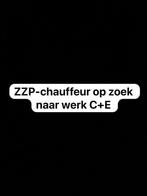 Zzp chauffeur C+E, 33 - 40 uur, Freelance of Uitzendbasis
