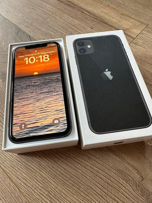 Zeer nette iPhone 11 zwart 256 GB, Telecommunicatie, Mobiele telefoons | Apple iPhone, Zo goed als nieuw, 256 GB, Zonder abonnement
