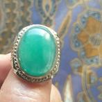 Ring maat 18,5 batu Aventurin Aventurijn Indonesië, Sieraden, Tassen en Uiterlijk, Ringen, Ophalen of Verzenden, Zo goed als nieuw