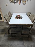 Ikea Torsby eettafel - hoogglans wit, Gebruikt, 100 tot 150 cm, Modern, Rechthoekig