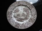 Diner bord Castels, handgraving England, Antiek en Kunst, Ophalen of Verzenden