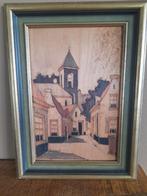 Schilderij van houtsnijwerk, Antiek en Kunst, Kunst | Schilderijen | Klassiek, Ophalen