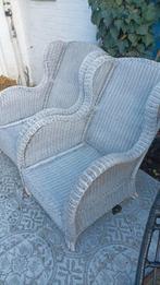 Rieten stoelen voor tuin, serre of in de huiskamer, Ophalen, Gebruikt, 75 tot 100 cm, 50 tot 75 cm