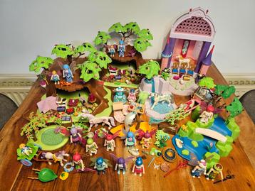Playmobil grote feeën en elfen set met sprookjesboshuis beschikbaar voor biedingen