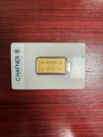 5 gram goudbaar C. Hafner met certificaat, Ophalen of Verzenden, Goud