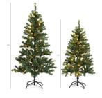 kunst kerstboom 120 cm of 150 cm met ledlampjes, Ophalen of Verzenden, Nieuw