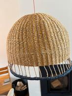 Hanglamp touw rotan bamboe, Ophalen, Zo goed als nieuw, Minder dan 50 cm