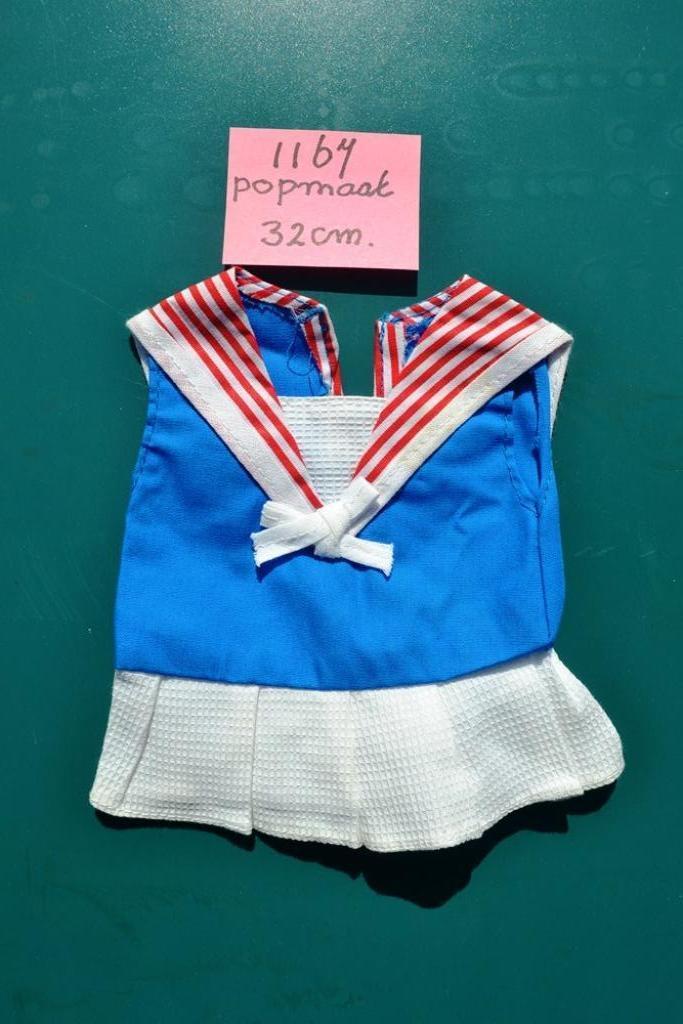 Origineel wildebras jurkje uit de jaren 1957-76, Verzamelen, Poppen, Zo goed als nieuw, Kleertjes, Ophalen of Verzenden