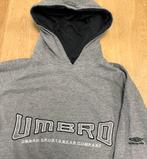 Vintage Umbro hoodie trui met groot logo - Maat M, Maat 48/50 (M), Ophalen of Verzenden, Zo goed als nieuw, Grijs