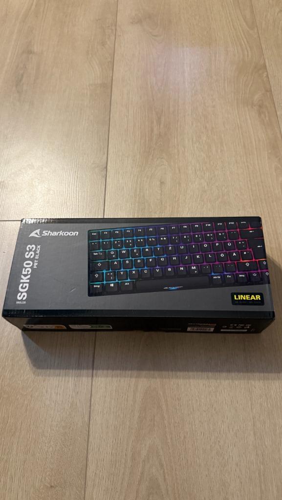 Sharkoon Skiller SGK50 S3, Qwertz DE, Zwart, Computers en Software, Toetsenborden, Zo goed als nieuw, Overige indelingen, Gaming toetsenbord
