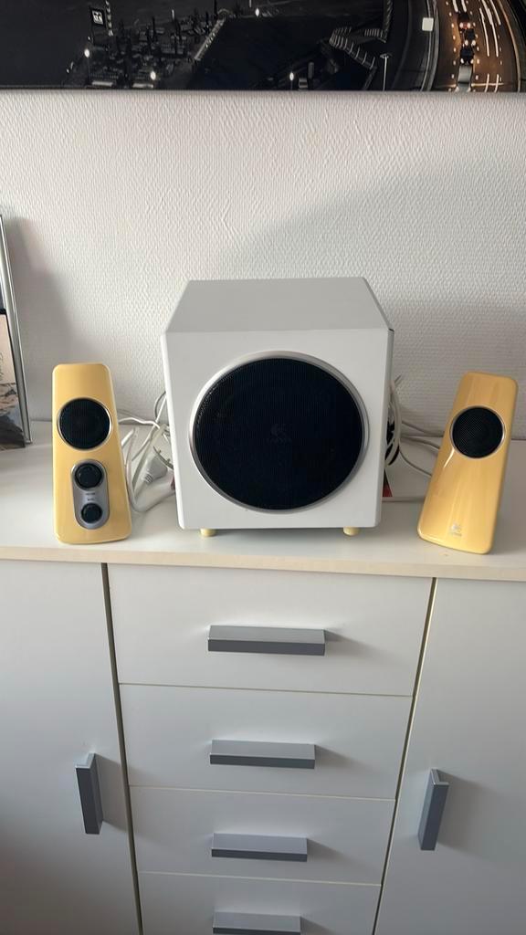 Logitech Z523 Speakerset met Subwoofer, Audio, Tv en Foto, Luidsprekers, Gebruikt, Complete surroundset, Minder dan 60 watt, Overige merken