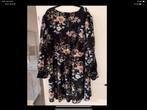 Zwart bloemen jurkje tuniek nieuw 44 / 46, Ophalen of Verzenden, Nieuw