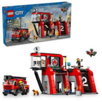 LEGO City 60414 Brandweerkazerne - NU slechts €53,- beschikbaar voor biedingen
