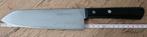 Antieke Santoku Nachi, Japans koksmes., Ophalen of Verzenden, Gebruikt, Rvs of Chroom