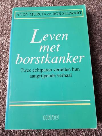 W) Boek: Leven met borstkanker -- Andy Murcia / Bob Stewart  beschikbaar voor biedingen