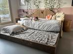 Saartje Prum bed met onderbed èn 2 matrassen, Kinderen en Baby's, Kinderkamer | Bedden, Ophalen, Zo goed als nieuw, 180 cm of meer