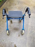 Rollator blauw, Ophalen of Verzenden, Opvouwbaar, Gebruikt