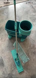 Dweilset met emmer en mop leifheit cleantwist, Ophalen of Verzenden, Dweilemmer, -bak, of -wagen