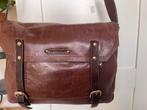 Fratelli leren schoudertas bruin, Ophalen of Verzenden, Gebruikt, Bruin, Schoudertasje