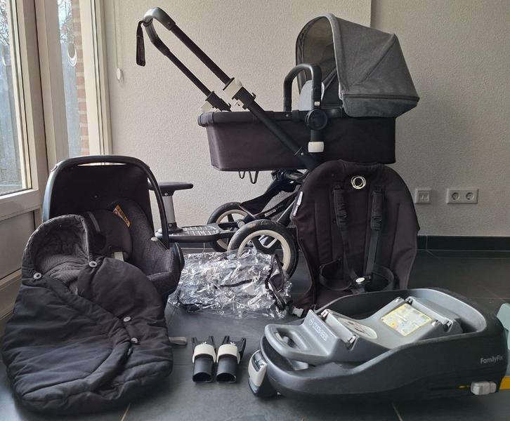 Complete kinderwagenset bugaboo buffalo, Kinderen en Baby's, Kinderwagens en Combinaties, Gebruikt, Combiwagen, Bugaboo, Met autostoeltje