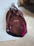 Jansport laptoprugzak, bruin met roze, Sieraden, Tassen en Uiterlijk, Tassen | Rugtassen, Ophalen of Verzenden, Gebruikt, Overige merken
