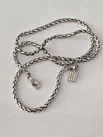 Buddha to buddha ketting George 50 cm, Ophalen, Zo goed als nieuw, Zilver, Zilver