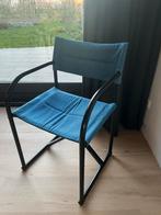 Regisseursstoel, Huis en Inrichting, Ophalen, Gebruikt, Blauw, Metaal