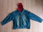 Spijkerjas XXL met binnenvest/hoodie, Kleding | Heren, Ophalen of Verzenden, Zo goed als nieuw, Overige maten, Blauw