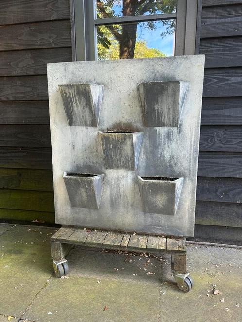 Te koop: Mooie bloembakken grijs en antraciet, Tuin en Terras, Bloembakken en Plantenbakken, Ophalen