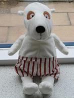 Hond van IKEA Vänligt Dog wit met gestreepte broek (beer), Kinderen en Baby's, Speelgoed | Knuffels en Pluche, Ophalen of Verzenden