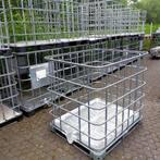4 stalen IBC  kratten voor bijv. kachelhout 120x100x100, Minder dan 3 m³, Ophalen, Overige houtsoorten, Blokken