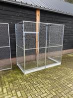 Nieuwe Volière met mostrand 204 x 104 x 200 cm nieuw!, Ophalen of Verzenden, Gebruikt, Metaal, Volière