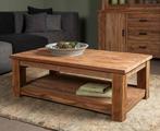 *ACTIE* Salontafel Lorenzo Teak Hout Gratis Bezorging (5), 100 tot 150 cm, Teakhout, Nieuw, Minder dan 50 cm