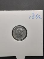 10 cent 1862 koning Willem III, Koning Willem III, Zilver, Ophalen of Verzenden, 10 cent