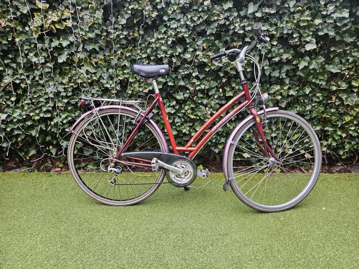Gazelle Cayo Damesfiets, Fietsen en Brommers, Fietsen | Dames | Damesfietsen, Gebruikt, Gazelle, Versnellingen, 53 tot 56 cm, Ophalen of Verzenden