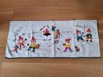 Vintage wandkleed jaren 70 met kaboutertafereel, Ophalen of Verzenden, Gebruikt