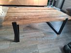 Zware industriele salontafel, Huis en Inrichting, Tafels | Salontafels, Ophalen, 100 tot 150 cm, 50 tot 100 cm, Zo goed als nieuw