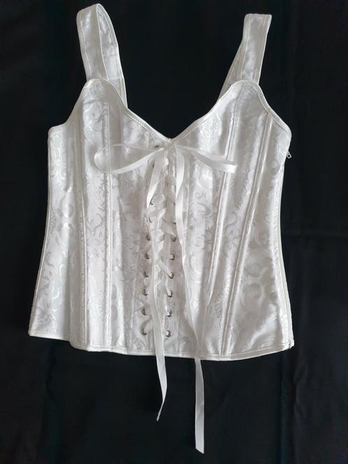 NIEUW! Evt. huwelijk op komst? Bustier/Corset. Maat: S/M, Kleding | Dames, Ondergoed en Lingerie, Body of Korset, Wit, Ophalen of Verzenden