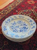 Louis Regout Zwiebelmuster Bordjes - Set van 4, Antiek en Kunst, Antiek | Servies los, Ophalen of Verzenden