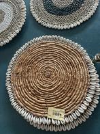 Natuurlijke handmade placemats met schelpen, Ophalen of Verzenden, Nieuw, Bord