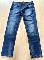 Frankie Morello jeans crime scene maat 36, W36 - W38 (confectie 52/54), Frankie Morello, Blauw, Ophalen of Verzenden