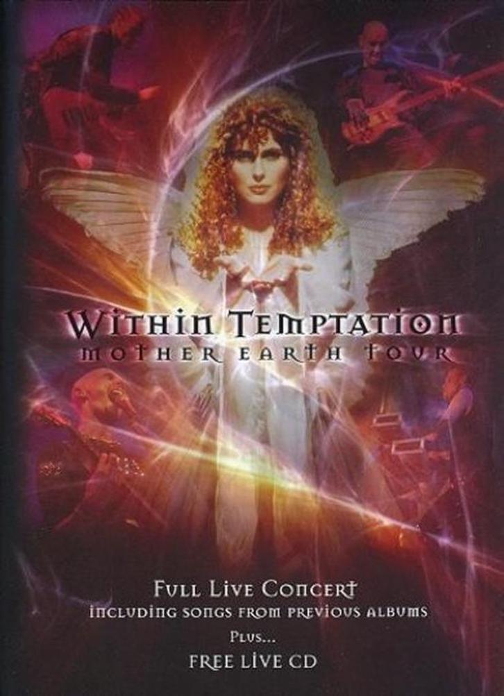 Within Temptation - Mother earth tour 2DVD+CD NW./ORG., Cd's en Dvd's, Dvd's | Muziek en Concerten, Zo goed als nieuw, Muziek en Concerten