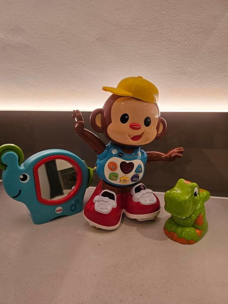 VTech Swing & Speel Aap - Interactief Speelgoed, Kinderen en Baby's, Speelgoed | Babyspeelgoed, Nieuw, Overige typen, Met licht