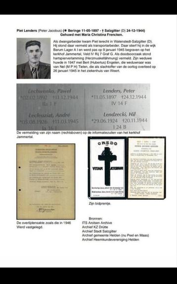 Lenders WW2 , Helden Beringe / Kamp Watenstedt-Salzgitter  beschikbaar voor biedingen