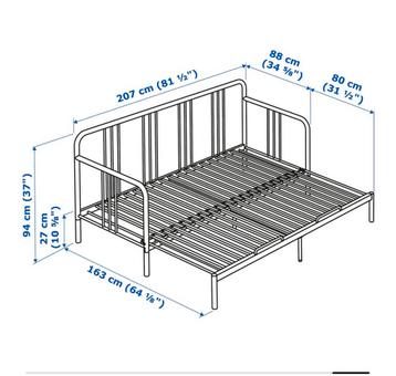 Fyresdal bed van Ikea - afbeelding 3