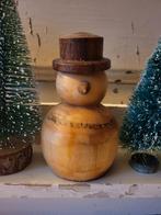 SNEEUWPOP VAN  HOUT, Antiek en Kunst, Ophalen of Verzenden