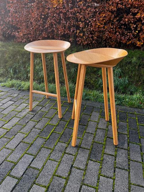 2X Stefan Diez E15 krukken, Huis en Inrichting, Krukjes, Gebruikt, Hout, Ophalen of Verzenden